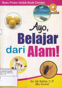 Ayo Belajar dari Alam