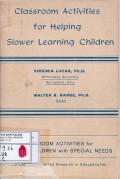 Classroom Activities for Helping Slower Learning Children