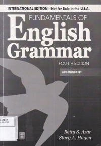 Fundamentals Of English Grammar: Fourth Edition With Answer Key