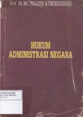 Hukum Administrasi Negara