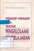 Prinsip-Prinsip Dan Teknik Pengelolaan Pembelajaran