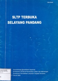 SLTP Terbuka Selayang Pandang