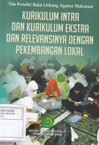 Image of Kurikulum Intra dan Kurikulum Ekstra dan Relevansinya dengan Perkembangan Lokal