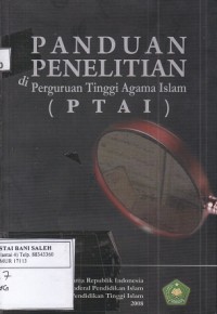 Image of Panduan Penelitian di Perguruan Tinggi Agama Islam (PTAI)